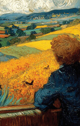 Nesin Defter Çizgili - Van Gogh Tarzında - Nesin Yayınevi