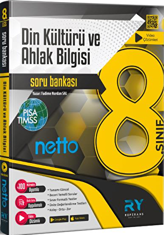 NETTO 8. Sınıf Din Kültürü ve Ahlak Bilgisi Video Çözümlü Soru Bankası - 1