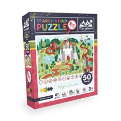 Neverland Ara Ve Bul Magic Unicorn Sihirli Tek Boynuzlu At 50 Parça Puzzle NL414 - 1