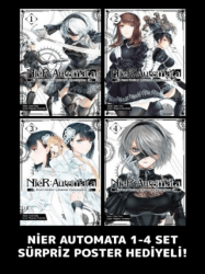 NieR: Automata 1-4 Poster Hediyeli Set - Komikşeyler Yayıncılık