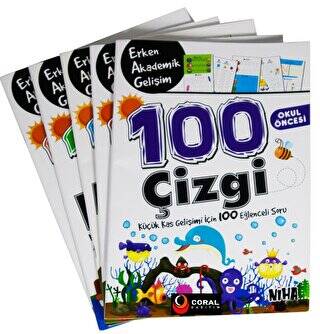 Niha Çocuk Okul Öncesi Erken Akademik Gelişim 100 Etkinlik 5 Kitap Set 5+Yaş - 1