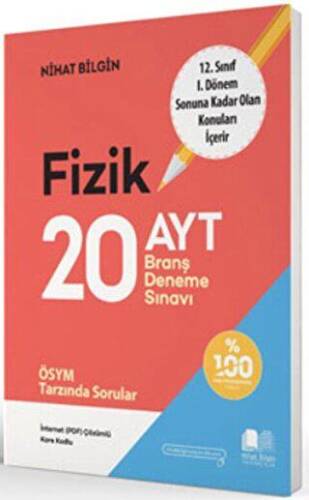 Nihat Bilgin AYT Fizik 20 Deneme - 1