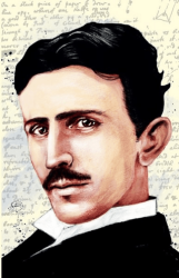 Nikola Tesla Yumuşak Kapaklı Defter - Aylak Adam Kültür Sanat Yayıncılık