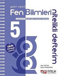 Nitelik 5. Sınıf Akıllı Defter Fen Bilimleri Yeni Nesil Nitelikli - 1