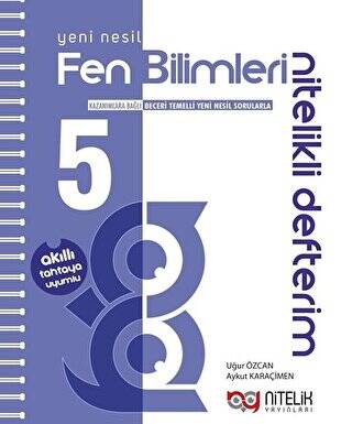 Nitelik 5. Sınıf Akıllı Defter Fen Bilimleri Yeni Nesil Nitelikli - 1