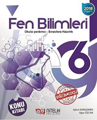 Nitelik 6. Sınıf Fen Bilimleri Konu Kitabı - 1