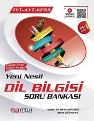 Nitelik YKS TYT AYT KPSS Yeni Nesil Dil Bilgisi Soru Bankası Video Çözümlü - 1