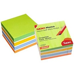 Noki Memo 75x75 Neon Gizemli Küp Blok 450 Sayfa - Noki