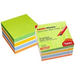 Noki Memo 75x75 Neon Gizemli Küp Blok 450 Sayfa - 1
