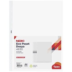 Noki Poşet Dosya Eco A4 100` lü - Noki