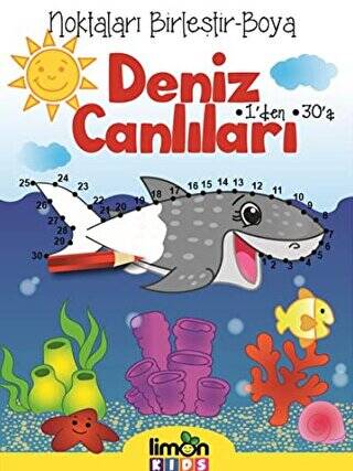 Noktaları Birleştir Boya Deniz Canlıları - 1