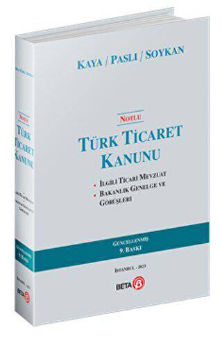 Notlu Türk Ticaret Kanunu - 1
