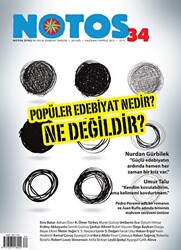 Notos Öykü İki Aylık Edebiyat Dergisi Sayı: 34 - 1