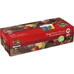 Nova Color Guaj Boya Şişe 10lu - Nova Color