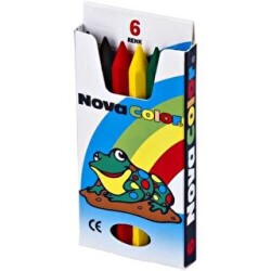 Nova Color Mum Boya Kısa 6lı - Nova Color