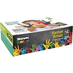 Nova Color Parmak Boyası 12Li - Nova Color