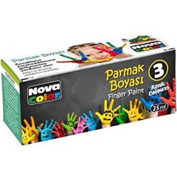 Nova Color Parmak Boyası 3Lü - Nova Color
