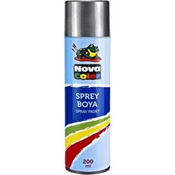 Nova Color Sprey Boya Gümüş 200 Ml - Nova Color