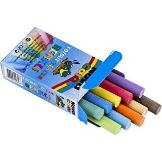 Nova Color Tozsuz Tebeşir Renkli 10Lu - 1