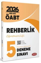 ÖABT 2025 Rehberlik Öğretmenliği Tamamı Çözümlü 5 Deneme Sınavı - Data Yayınları