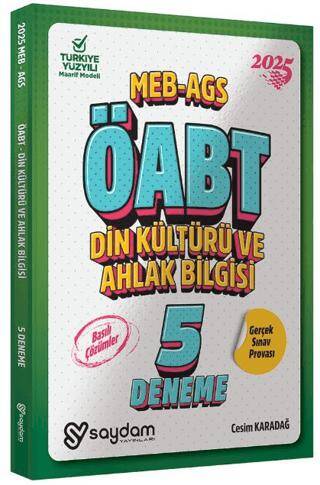 2025 ÖABT MEB-AGS Din Kültürü ve Ahlak Bilgisi Öğretmenliği 5 Deneme Çözümlü - 1