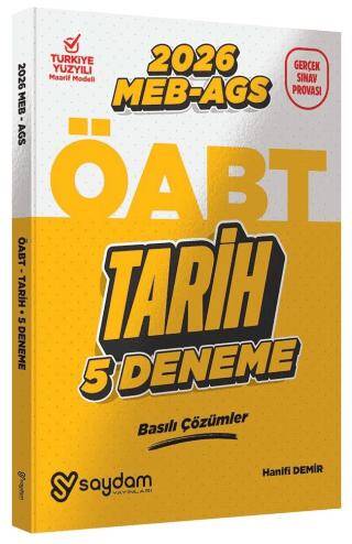 2025 ÖABT MEB-AGS Tarih Öğretmenliği 5 Deneme Çözümlü - 1
