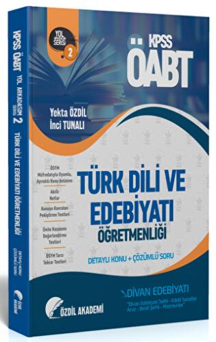 ÖABT Türk Dili ve Edebiyatı 2. Kitap Divan Edebiyatı Konu Anlatımlı Soru Bankası - 1