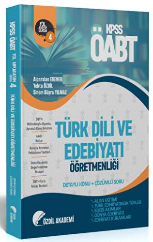 ÖABT Türk Dili ve Edebiyatı 4. Kitap Alan Eğitimi Konu Anlatımlı Soru Bankası - 1