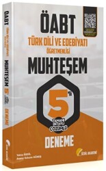 ÖABT Türk Dili ve Edebiyatı Muhteşem 5 Deneme Çözümlü - 1