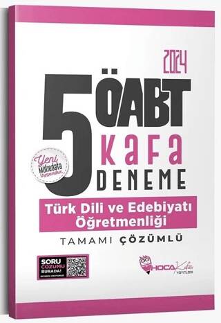 ÖABT Türk Dili ve Edebiyatı Öğretmenliği 5 Kafa Deneme Çözümlü - 1