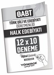ÖABT Türk Dili ve Edebiyatı Öğretmenliği Halk Edebiyatı 12x10 Deneme Çözümlü - 1