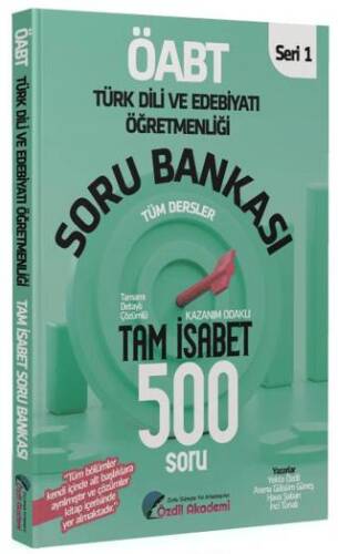 ÖABT Türk Dili ve Edebiyatı Tam İsabet 500 Soru Bankası Çözümlü - 1