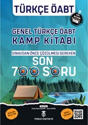 ÖABT Türkçe Genel Kamp Kitabı Son 700 Soru Bankası Çözümlü - 1