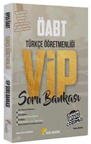 ÖABT Türkçe Öğretmenliği VIP Soru Bankası Çözümlü - 1