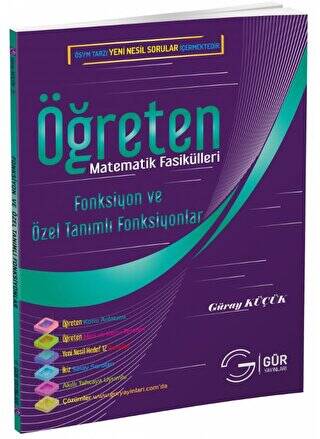 Öğreten Matematik Fasikülleri - Fonksiyon ve Özel Tanımlı Fonksiyonlar Konu Anlatımlı - 1