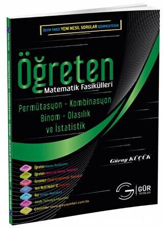 Öğreten Matematik Fasikülleri - Permütasyon - Kombinasyon - Binom - Olasılık ve İstatistik Konu Anlatımlı - 1