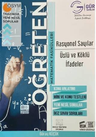 Öğreten Matematik Fasikülleri - Rasyonel Sayılar, Üslü ve Köklü Sayılar Konu Anlatımlı - 1
