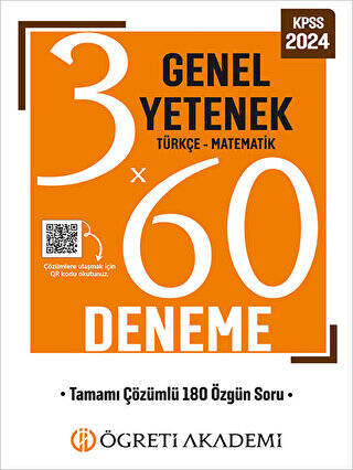 3X60 Genel Yetenek Deneme Türkçe-matematik - 1
