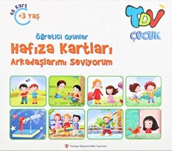 Öğretici Oyunlar - Hafıza Kartları Arkadaşlarımı Seviyorum - Türkiye Diyanet Vakfı Yayınları