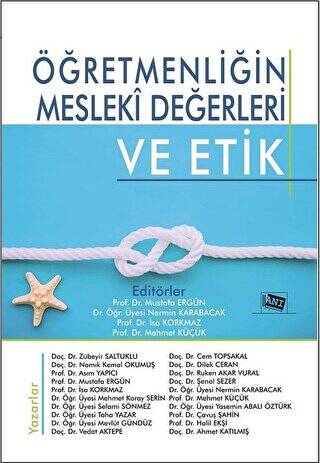 Öğretmenliğin Mesleki Değerleri ve Etik - 1