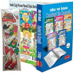 Oku, Boya ve Oynat: Hacivat ile Karagöz Seti - Bordo Ressam