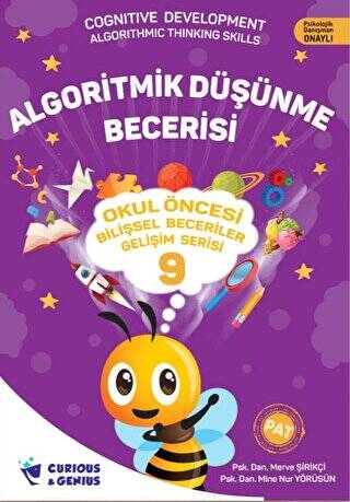 Okul Öncesi Bilişsel Beceriler Gelişim Serisi - Algoritmik Düşünme Becerisi Curious and Genius - 1