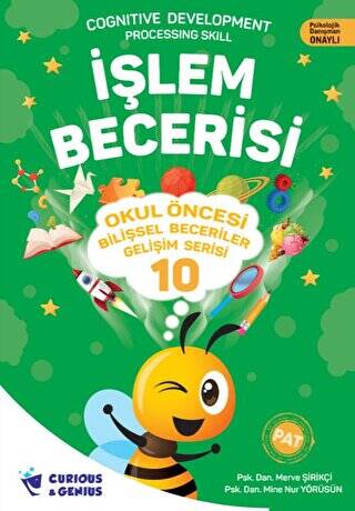 Okul Öncesi Bilişsel Beceriler Gelişim Serisi - İşlem Becerisi Curious and Genius - 1