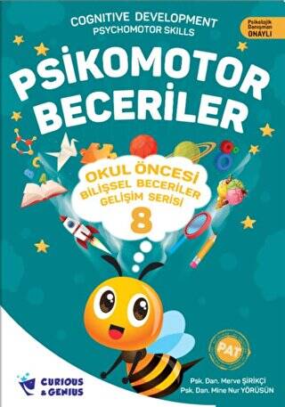 Okul Öncesi Bilişsel Beceriler Gelişim Serisi - Psikomotor Beceriler Curious and Genius - 1