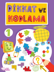 Okul Öncesi Dikkat ve Kodlama 1 - Pembe Patikler