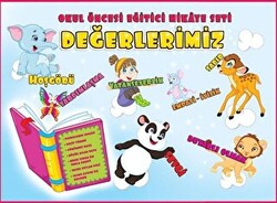 Okul Öncesi Eğitici Hikaye Seti: Değerlerimiz 15 Kitap Takım - Pembe Patikler