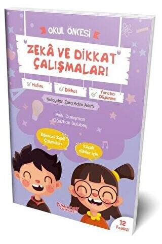 Okul Öncesi Zeka ve Dikkat Çalışmaları Seti 12 Kitap - 1