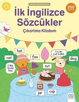 Okula Hazırlanıyorum - İlk İngilizce Sözcükler Çıkartma Kitabım - 1