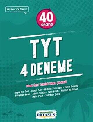 Okyanus TYT 40 Seans 4`lü Deneme - 1