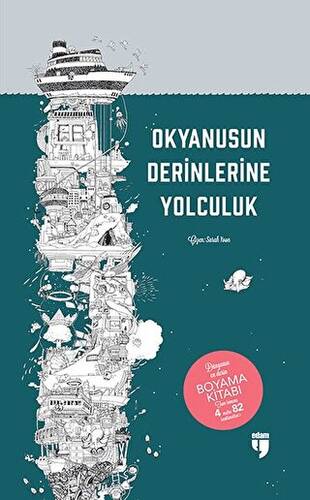 Okyanusun Derinliklerine Yolculuk - Dünyanın En Derin Boyama Kitabı - 1